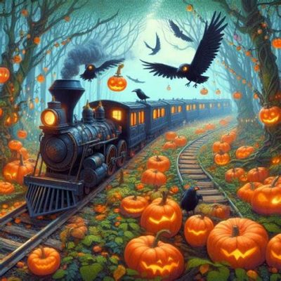  Ghost Train - A Whimsical Journey Through Shadows and Laughter!